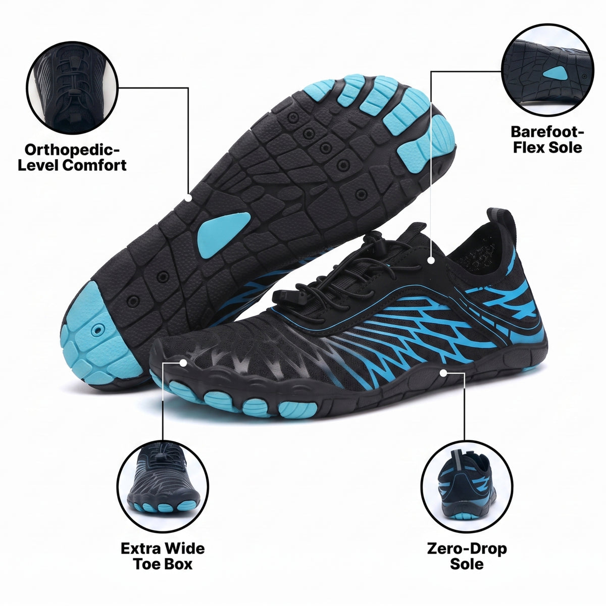 Briven Healthy Walking Barefoot Shoes (Unisex)
